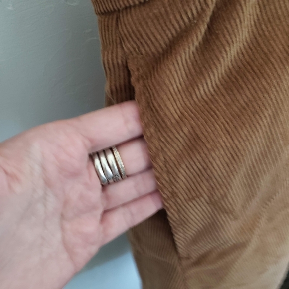 Sugar Thrillz Womens 3X Brown Corduroy Ribbed BB Bear Overall Pinafore Dress - Picture 13 of 13